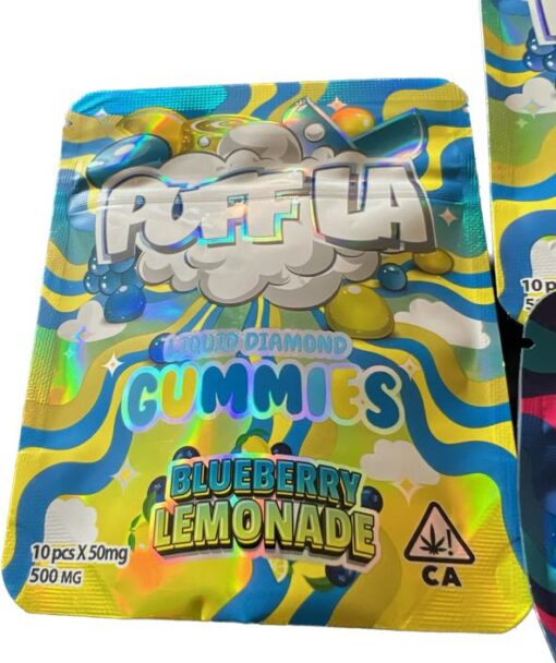 Puff la blueberry lemonade gummies