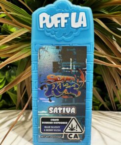 Puff LA Sour Razz Disposable 2g Liquid Diamond vape carts